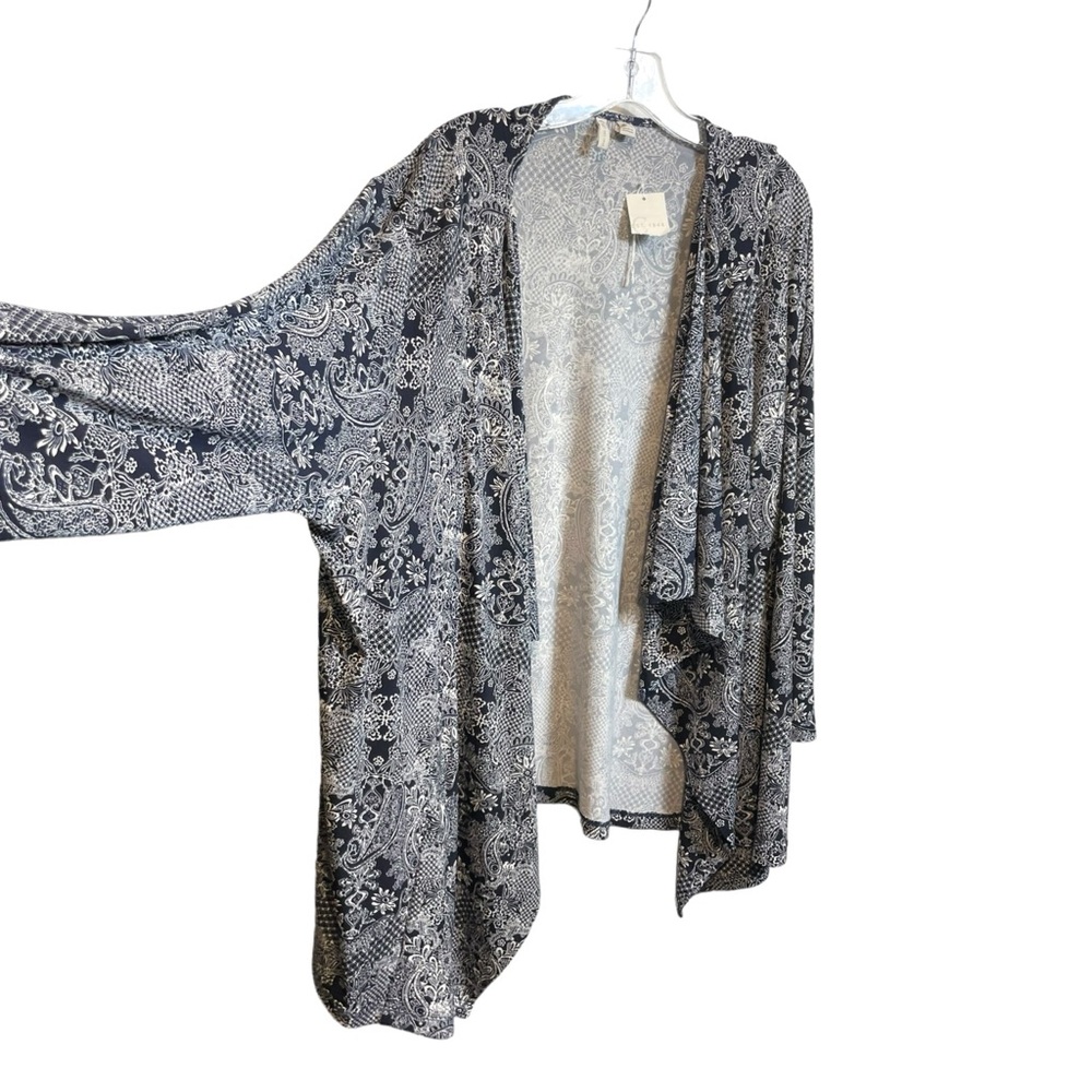 Drape front stretchy cardigan size 26/28 W